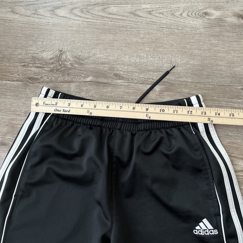 Pantalones Adidas Tres Rayas Microfibra Polar Niños Grandes Negros Pierna Recta - Imagen 8 de 17