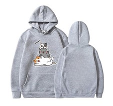 Chibi Kawaii Cat Pile Hoodie Anime Kitten Lover Manga Graphic Unisex