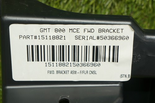 99-07 GMC Sierra Chevy Silverado Avalanche Front Console Dash Bracket 15118821 - Picture 5 of 6