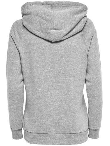 ONLY Damen Sweatshirt Pullover onlJILL HOOD grau grün Kapuze Shirt Sweater NEU - Picture 3 of 7