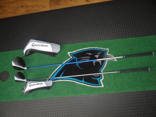 Taylormade SIM Max Driver 9* and 3 Wood 15* Regular Flex Shafts and Headcovers