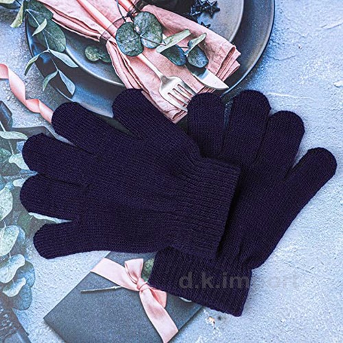 12 Pair Kids Winter Magic Gloves Warm Gloves Knit Stretchy Full Finger Boy Girl - Picture 10 of 15