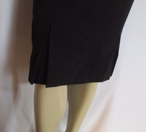 New NWOT AGB buyer California black wrinkle resistant lined travel skirt 16 - Picture 2 of 3