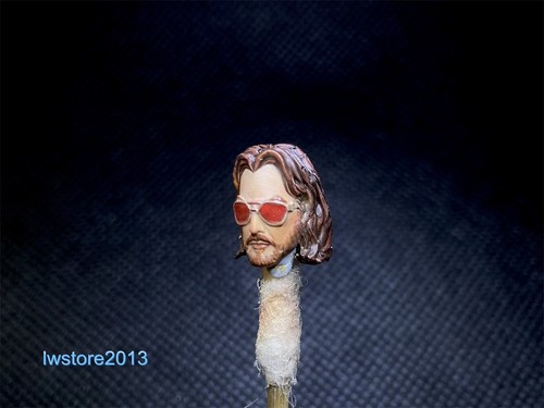 1:18 Head Sculpt Johnny Silverhand Carved For 3.75" Male Action Figure Body Toys - Picture 6 of 6