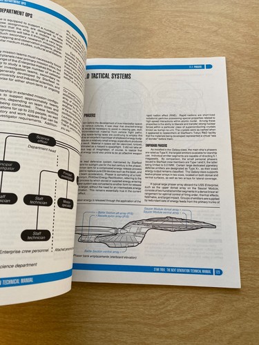 Star Trek The Next Generation: Technical Manual by Rick Sternbach 1991 Book Vintage - Bild 4 von 12