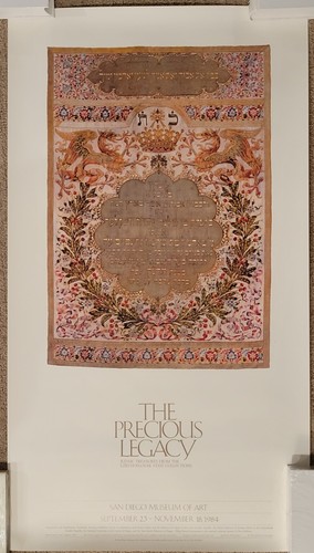 Vintage Collection 4 Posters "The Precious Legacy" 1984 Exhibition In San Diego - Picture 14 of 15