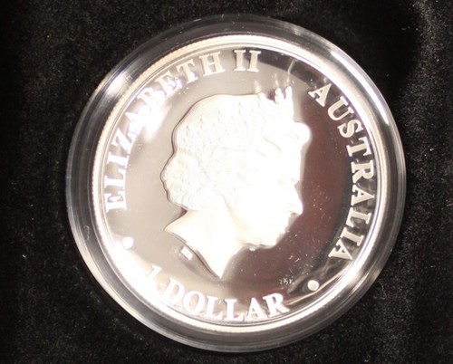 2011 PURE SILVER PROOF KANGAROO DOLLAR HIGH RELIEF #9409 - Bild 4 von 14