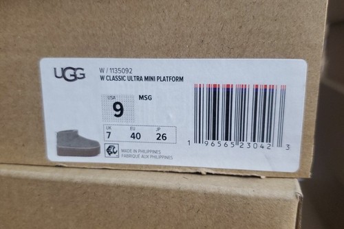 UGG Classic Ultra Mini Plateaustiefel moosgrün Damengröße US 9 - Bild 8 von 8