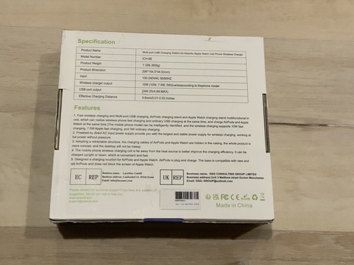 Seenda 6-in1 Charging Station for Multiple Devices iPhone Air Pods Android,Watch - Picture 2 of 3