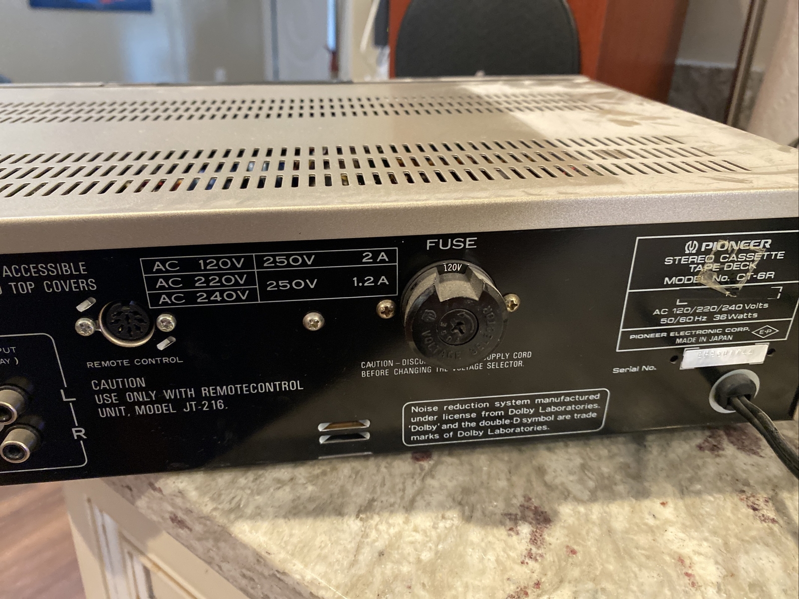 Discontinued Vintage Pioneer Ct M6r Tape Deck Rxx1253 Loading Motor Assy Pulley For Sale Online Ebay