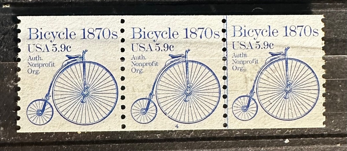 USA #1901 BICYCLE COIL STRIP OF 3 MNH -S17073-5