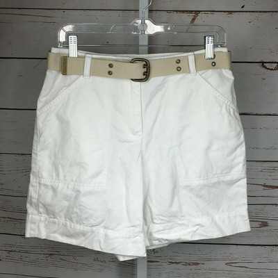 Charter Club Pant Shop Womens Classic Fit Skimmer Shorts Bright White 6