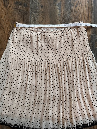 NWT Max Studio Flowy Pleated Mini Skater Skirt Balletcore Traditional Classic - Picture 6 of 9