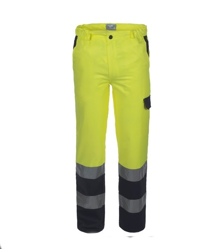 Pantaloni Da Lavoro Stradale Alta Visibilità Catarifrangenti Fluorescenti  Giallo | eBay