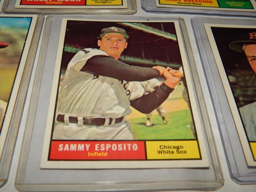 1961 Topps Baseball Lot Of 7 Cards All In Great Condition - Picture 4 of 11