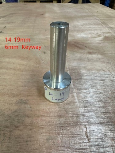 Vary Size Shaft Extension Solid Coupler Fan Motor Key way Aluminium grub Screw - Foto 32 di 67