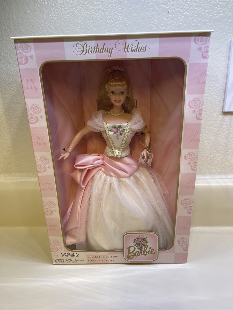 Birthday Wishes Barbie Doll 1st in Series Collector Edition Mattel 21128 NEW eBay