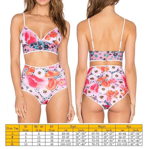 Sexy Women Bikini Set Padded Bandage Swimsuit Swimwear Beachwear Bathing Suit - Picture 58 of 145