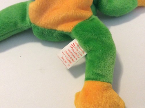 Smoochy Beanie Baby With Tag Errors PVC Pellets “Rare” - Picture 3 of 4