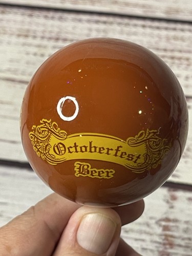 BELL'S BREWING Octoberfest TAP HANDLE TOPPER Ball Craft Beer Orange Fall - Picture 3 of 6