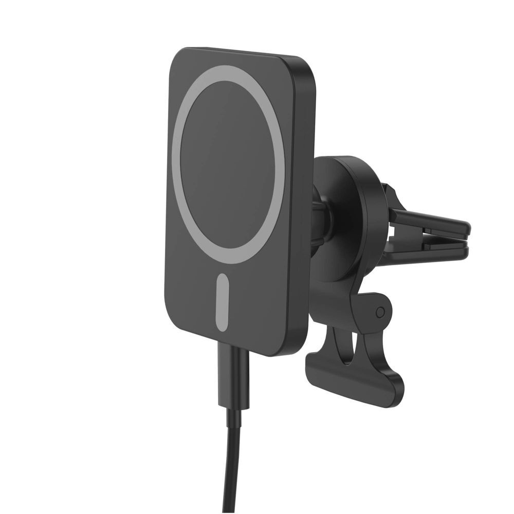 Простая беспроводная магнитная зарядка для автомобильного крепления MagSafe Charger - Черный