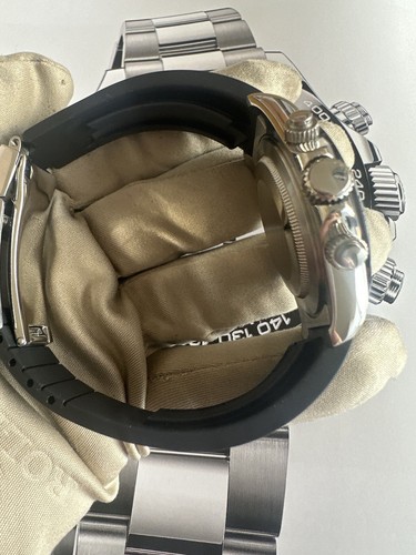 Orologio Ceramica Vk63 Seiko Movimento Cronografo JP Watch Quadrante Grigio Ghost - Foto 11 di 18
