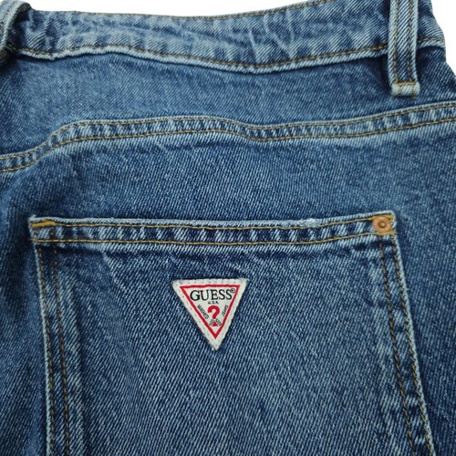 Guess Mom Jeans High Rise Damen 31x27 Med Wash Denim Ankle Style Cropped Hose - Bild 4 von 15