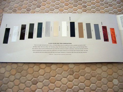 MERCEDES OFFICIAL BENZ CL 500 PRESTIGE BROCHURE 2000 USA EDITION LARGE USA Ed. - Picture 6 of 6