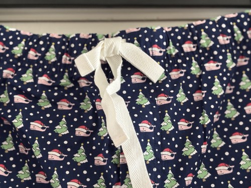 Vineyard Vines Mens Blue Christmas Print Pajama Bottom XL with Gift Box - Picture 2 of 10