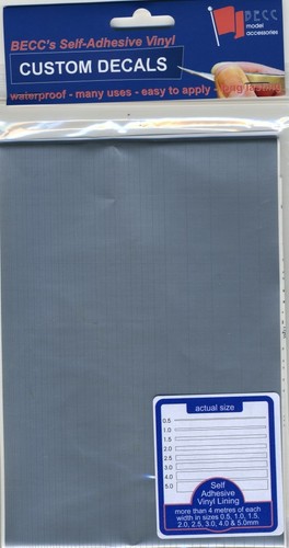 BECC Vinyl Lining in Narrow or Wide Self Adhesive - choice of Colours  - Picture 6 of 8