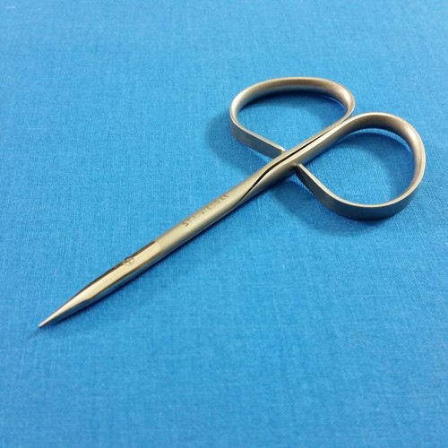 O.R GRADE RIBBON TYPE HANDLE STEVENS TENOTOMY MICRO SURGERY SCISSORS 4" STRAIGHT - Picture 5 of 12