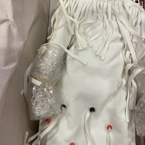 Paradise Galleries Swirling Waters Porcelain Native American 18” Doll 2000 - Picture 4 of 10