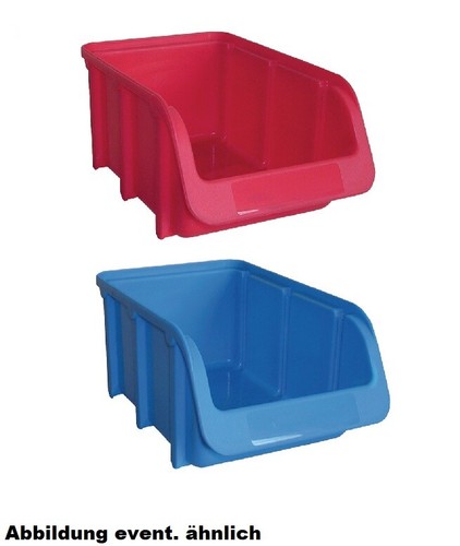 6 Größen - HÜNERSDORFF Lagerbox Stapelbox Sichtlagerbox Sichtlagerkasten Schütte - Bild 19 von 24