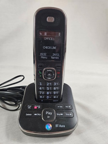 4x BT Aura Cordless Digital DEC Telephones Answer Machine & Chargers Docks - Photo 5/10