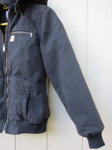Carhartt Wildwood Sherpa Lined Hooded Full Zip Jacket Womens Medium Black 100815 - Picture 11 of 21