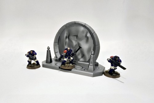 3D Printed Sci-Fi Terrain Active Space Portal Great For 40K Or Kill Team - Picture 16 of 24