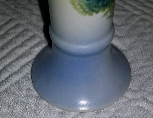 NORITAKE Japan GREEN KOMARU Mark Antique 1920 CANDLESTICK CANDLE HOLDER - Picture 11 of 12