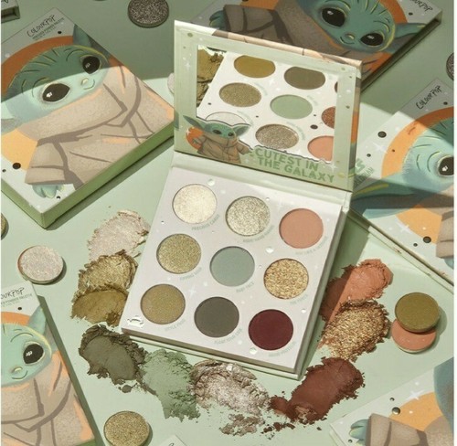 COLOURPOP MANDALORIAN BABY YODA EYE SHADOW PALETTE MAKEUP STAR WARS THE CHILD - 第 1/4 張圖片