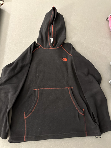 L NORTH FACE BOYS GLACIER FLEECE JACKET WITH HOOD AND NWOT FLEECE HOODIE 2 ITEMS - Picture 5 of 6