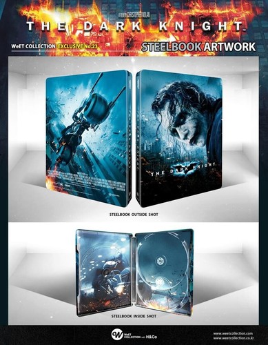 DARK KNIGHT TRILOGY WEET COLLECTION LENTICULAR 4K UHD BLURAY STEELBOOKS *SEALED* - Picture 6 of 23