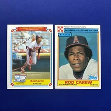 Rod Carew Oddball Lot ~ 1983 Drake’s Bakeries & 1986 Ralston Purina