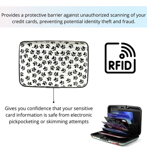 RFID Blocking Aluminium Credit Card Holder Wallet for Men - Travel Safe B4 - Picture 95 of 325