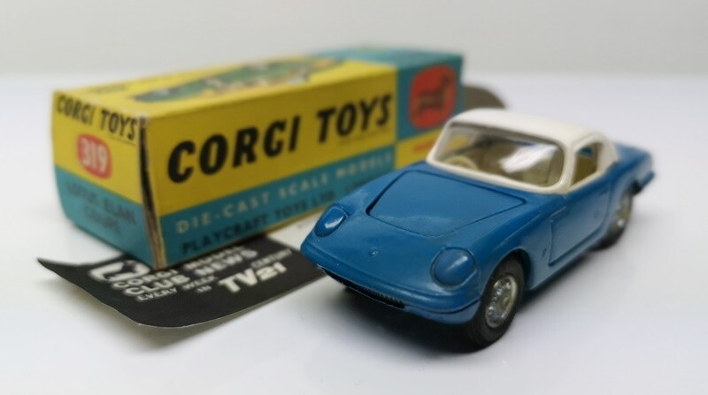 CORGI giocattoli 319 LOTUS ELAN COUPE blubianca MB CORGI giocattoli 319 LOTUS ELAN COUPE blubianca MB