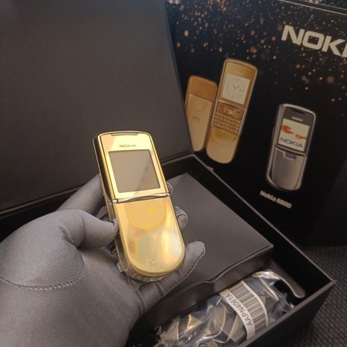 LUXURY RARE Nokia 8800 Sirocco Gold Edition 8800d Unlocked 2G GSM Mobile Phone - Photo 10 sur 19