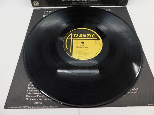 Geils Monkey Island Vinyl LP Record (VG, Atlantic, 1977) - Foto 4 di 5