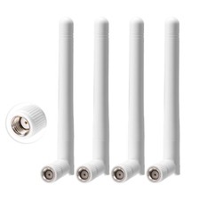 4pcs External WiFi Antenna RP-SMA Dual Band for WiFi Router Security IP Camera