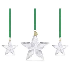 Swarovski Crystal Annual Edition Ornament Set 2023, White, 5649776