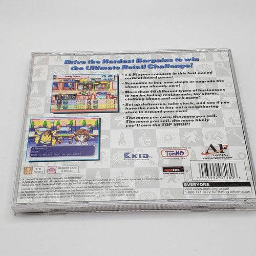 Board Game Top Shop PS1 PlayStation Complete CIB Tested Cleaned Video Proof - Picture 2 of 11