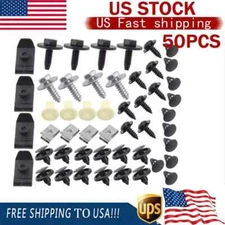 50x For Lexus Body Bolts & U-nut Clips-M6 Engine Under Cover Splash Shield Guard