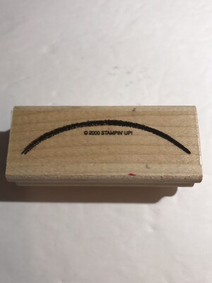 Stampin Up Arch Line 2000 Wood Mount Stamp